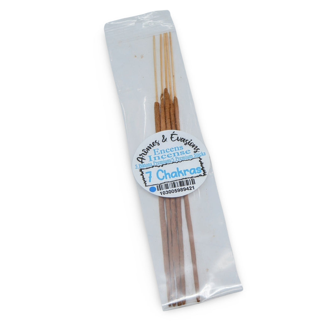 Incense Sticks - Premium Collection - 7 Chakras - Pack of 5 Masala Sticks