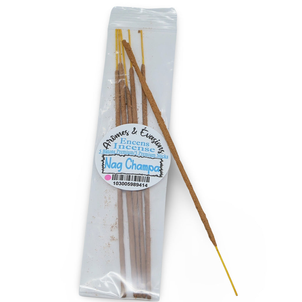 Incense Sticks - Premium Collection - Nag Champa - Pack of 5 Masala Sticks