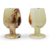 Home Decor - Green Onyx - Wine Glass
