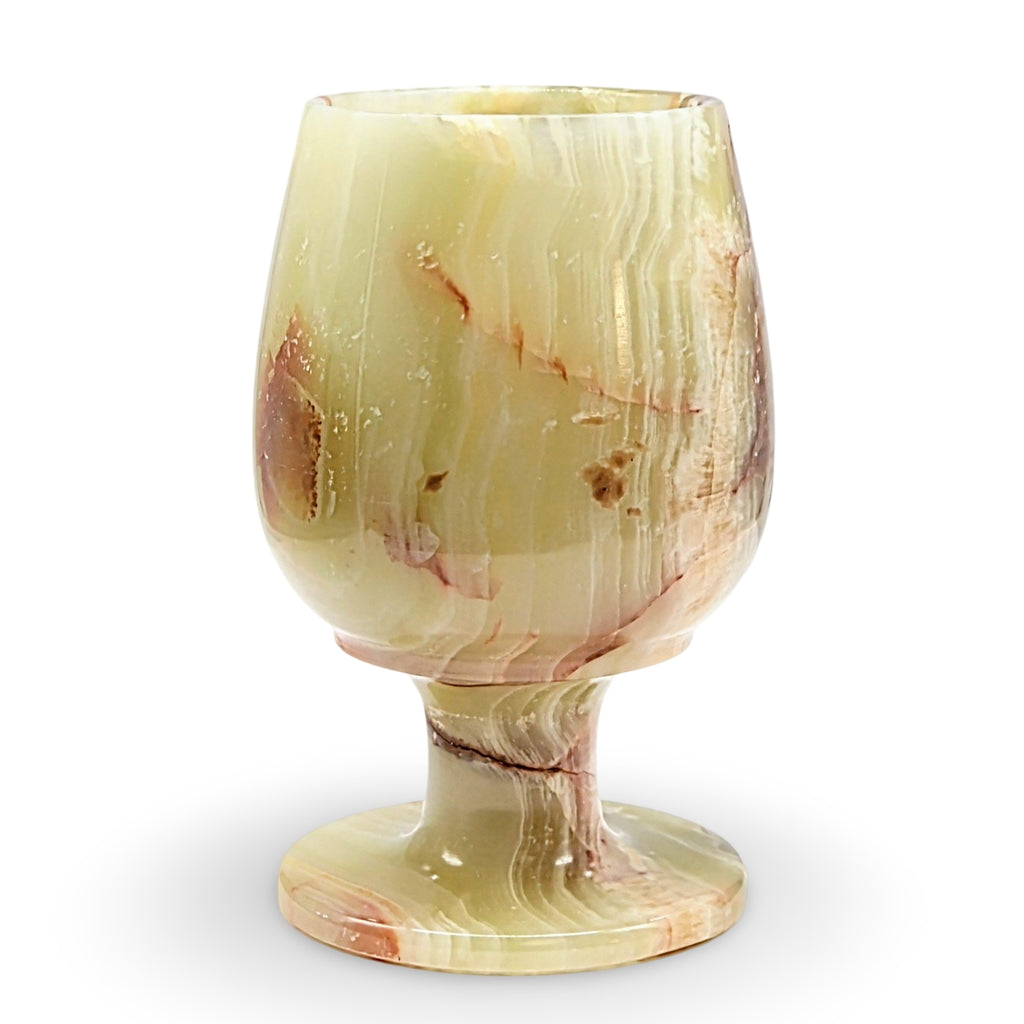 Home Decor - Green Onyx - Wine Glass