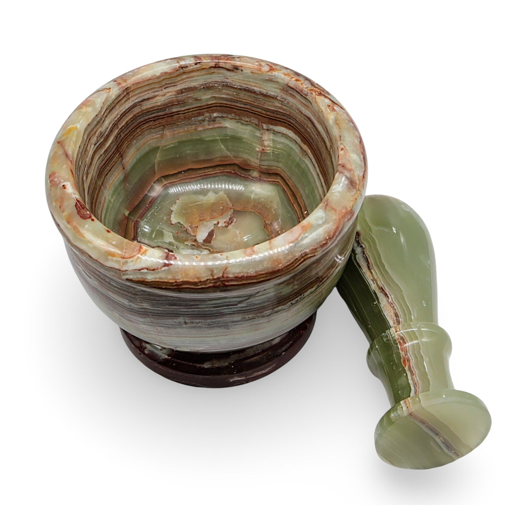 Mortar & Pestle - Green Onyx