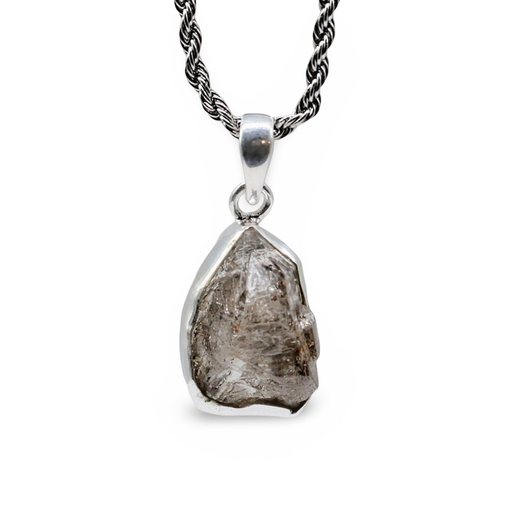 Necklace - 925 Sterling Silver - Herkimer Diamond