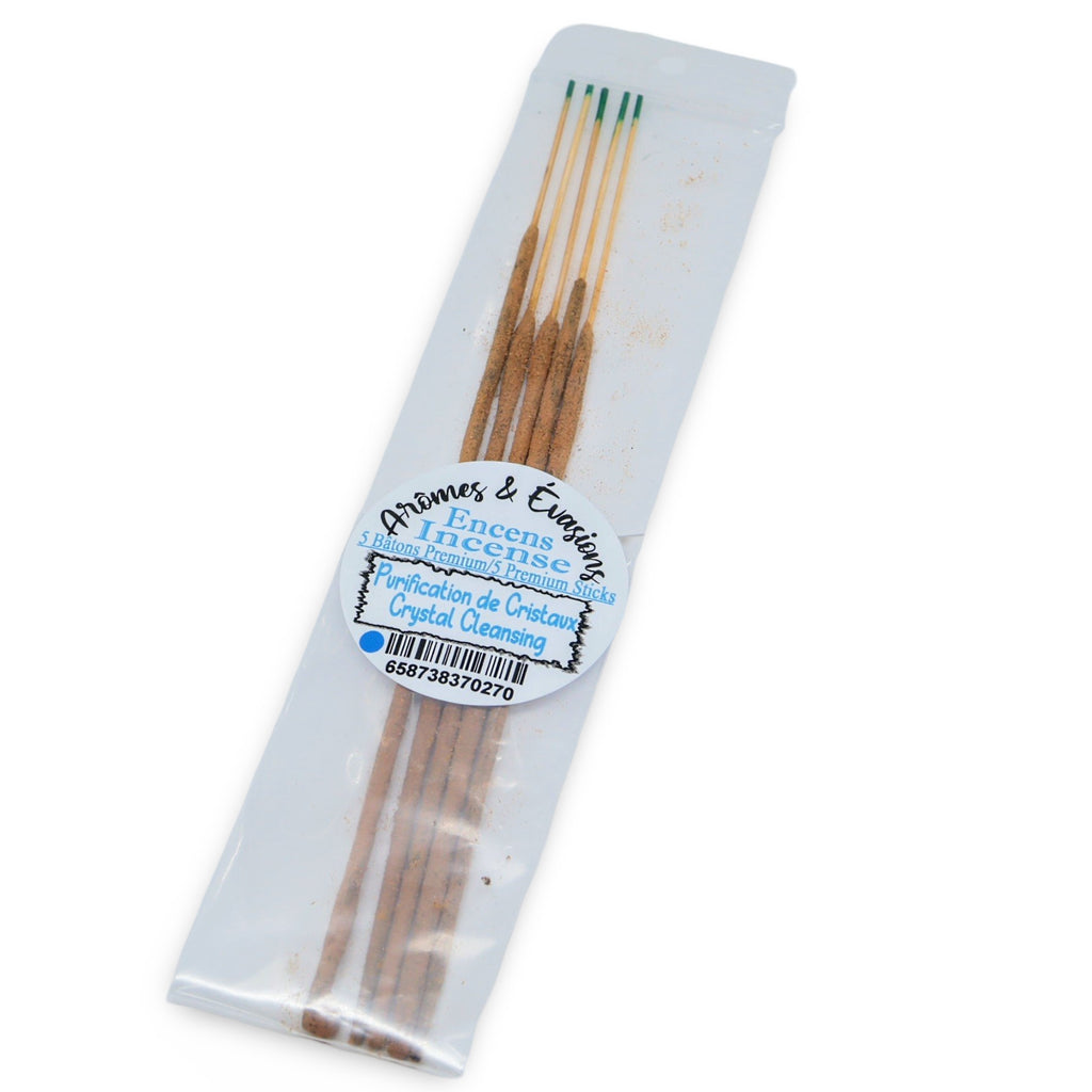 Incense Sticks - Premium Collection - Crystal Cleansing - Pack of 5 Masala Sticks