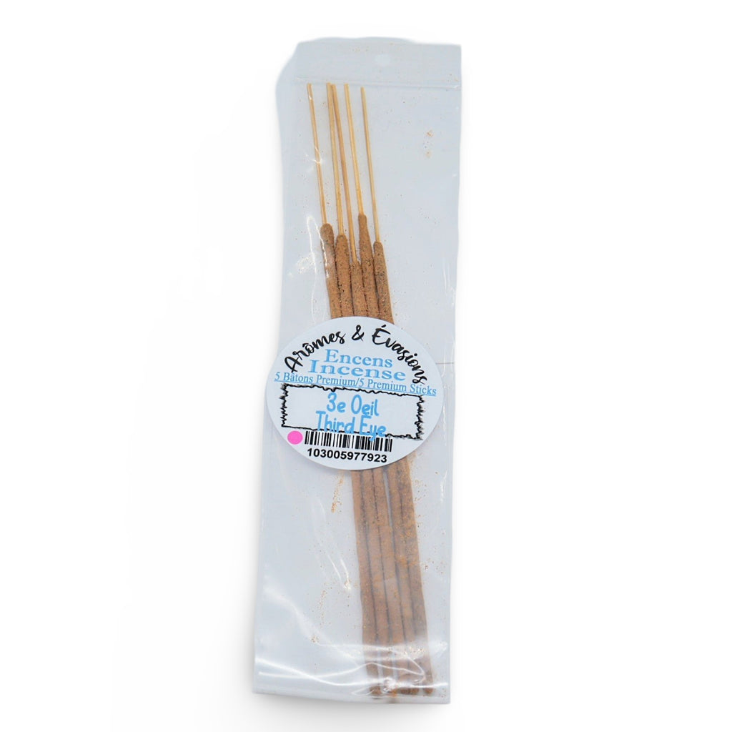 Incense Sticks - Premium Collection - 3rd Eye - Pack of 5 Masala Sticks