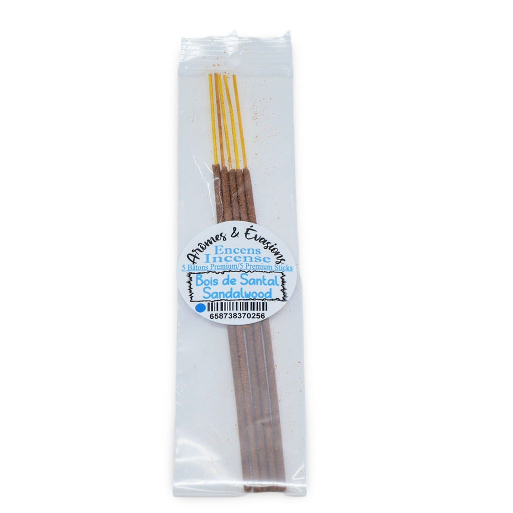 Incense Sticks - Premium Collection - Sandalwood - Pack of 5 Masala Sticks