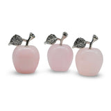 Stone - Rose Quartz - Apple Shape - Tumbled