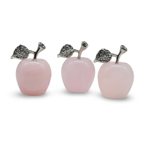 Stone - Rose Quartz - Apple Shape - Tumbled