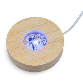 Home Decor - Wood LED Light Stand Warm White