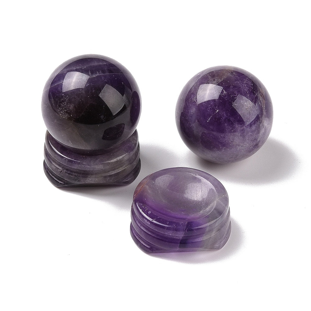 Sphere - Amethyst Crystal and Stand - 1.5