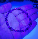 Bracelet - Yooperlite - 4mm - UV Reactive
