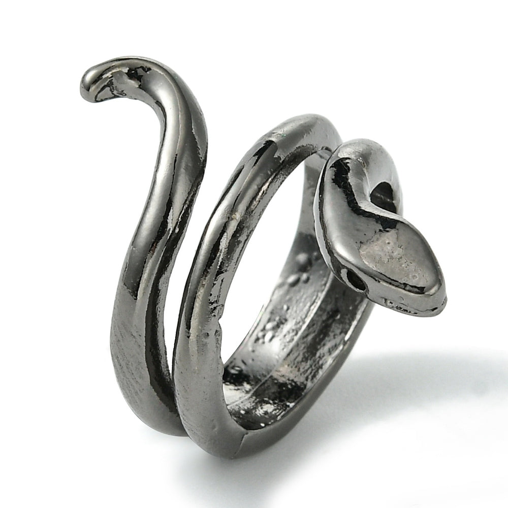 Ring - Gunmetal Snake - Adjustable