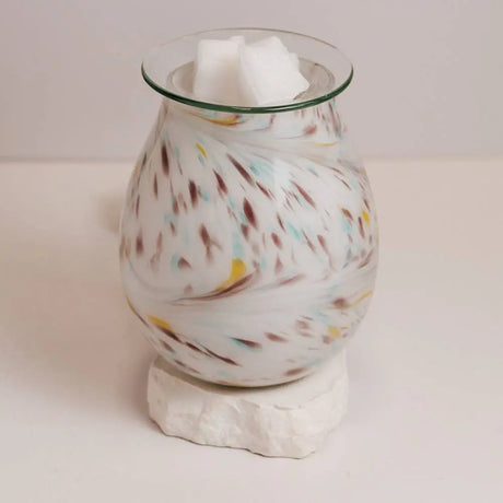 Diffuser - Electric Oil & Wax Cube Burner - River Glass - Tabletop