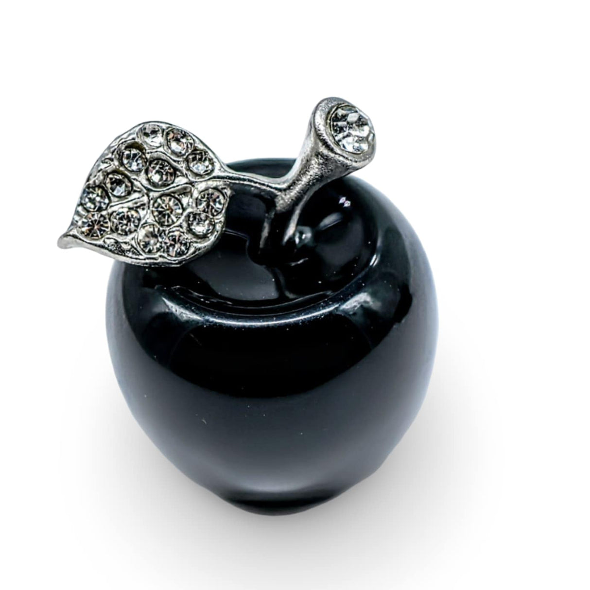 Stone - Black Obsidian - Apple Shape - Tumbled