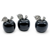 Stone - Black Obsidian - Apple Shape - Tumbled