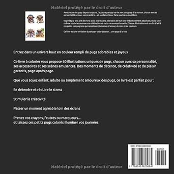 Book - 60 Pug Pages: Coloring Book