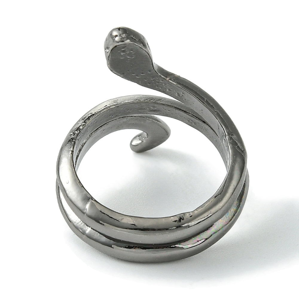 Ring - Gunmetal Snake - Adjustable