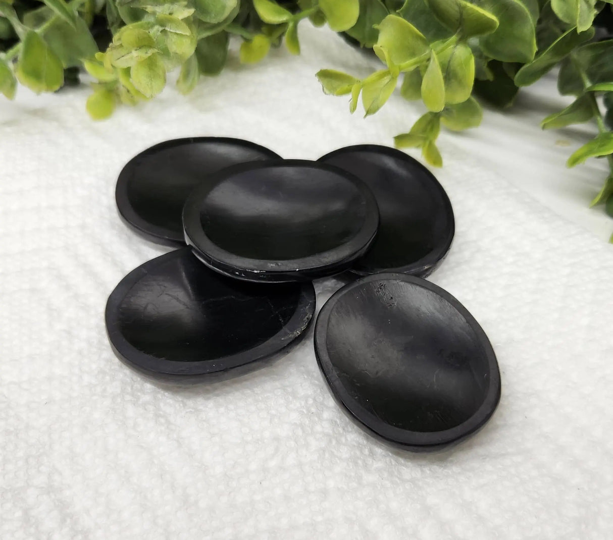 Stones - Shungite Worry Stones - Tumbled
