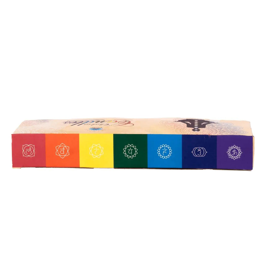 Scented Candles - 7 Chakra's approx. 2.5" x 1.5"