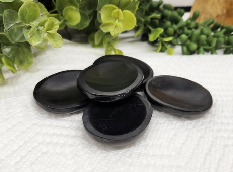 Stones - Shungite Worry Stones - Tumbled