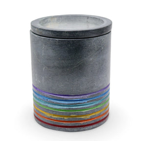 Aroma Diffuser - Oil & Wax Cube Burner - Ceramic - 7 Chakra