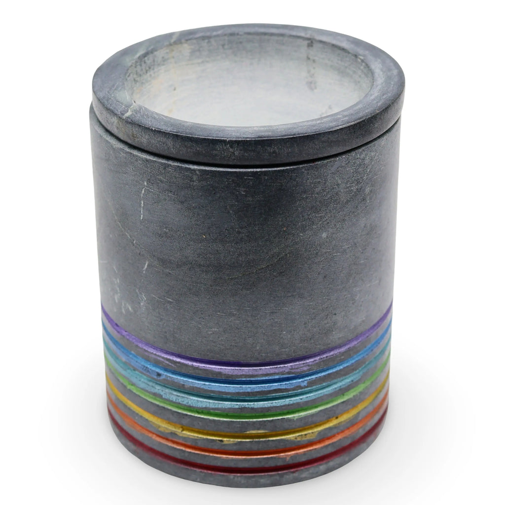 Aroma Diffuser - Oil & Wax Cube Burner - Ceramic - 7 Chakra