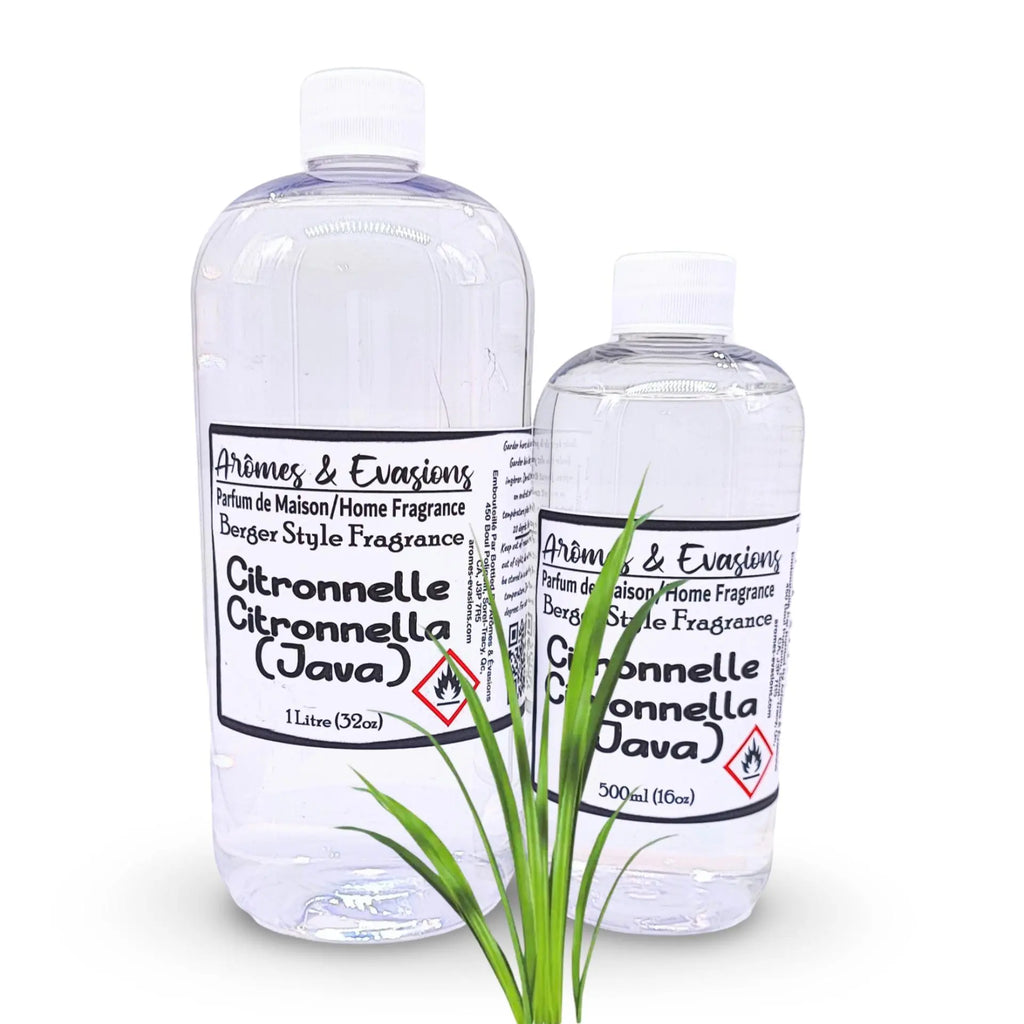 Arômes & Évasions - Compatible with Lampe Berger - Refill Fragrance - Citronella Java