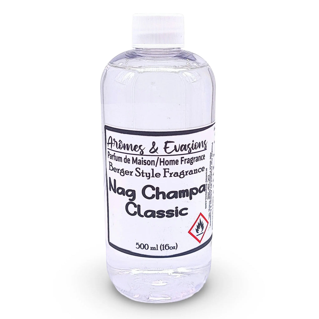 Arômes & Évasions -Berger Style Refill Fragrance -Classic Nag Champa 16oz (500ml)
