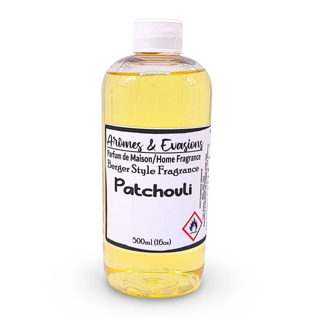 Arômes & Évasions -Berger Style Refill Fragrance -Patchouli 16oz (500ml)
