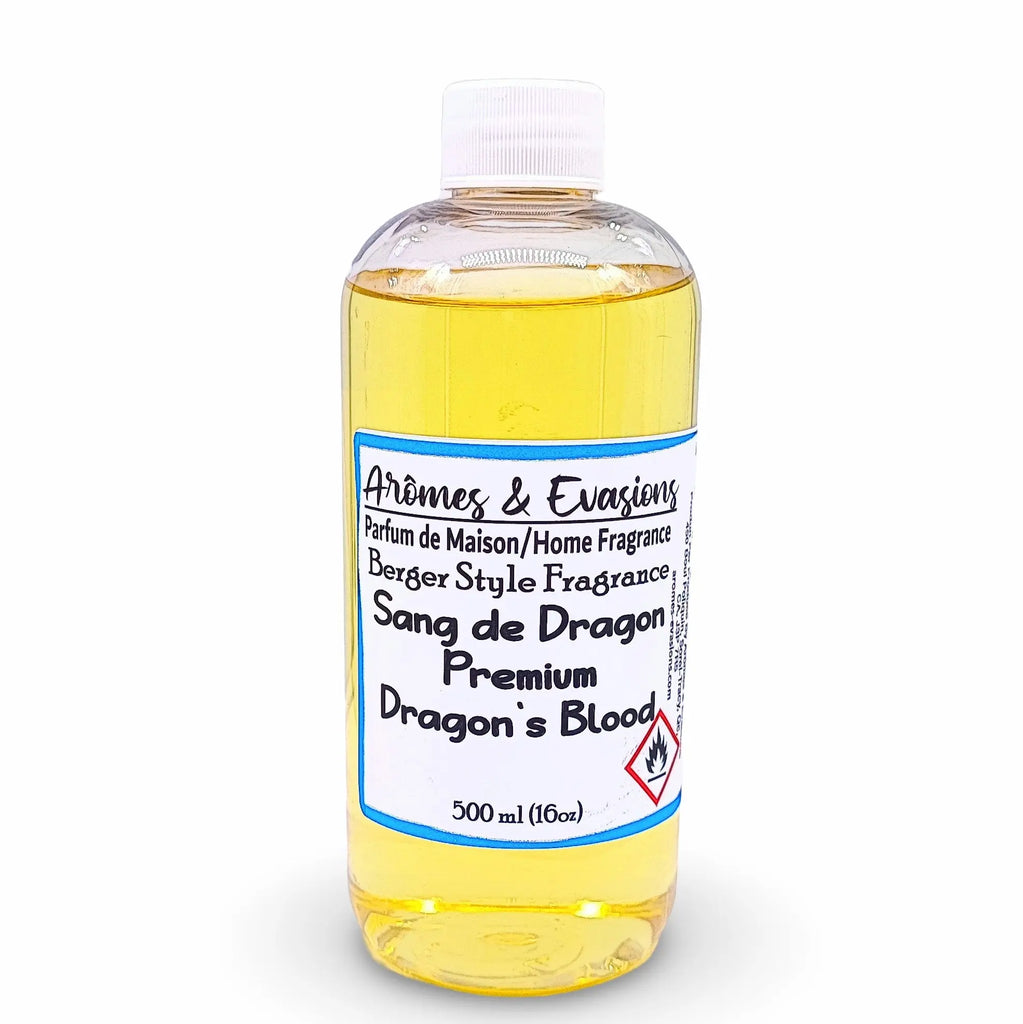 Arômes & Évasions - Compatible with Lampe Berger - Refill Fragrance - Premium Dragon's Blood 16oz (500ml)