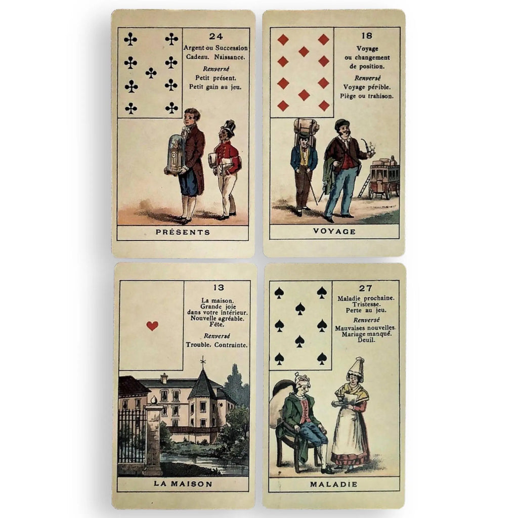 Astro Tarot Oracle -Le Petit Cartomancien with Bilingual Guidebook -Vintage Visionary Tarot