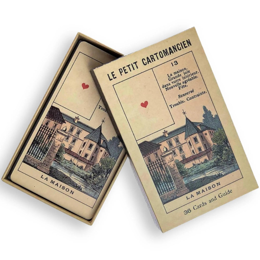 Astro Tarot Oracle -Le Petit Cartomancien with Bilingual Guidebook -Vintage Visionary Tarot