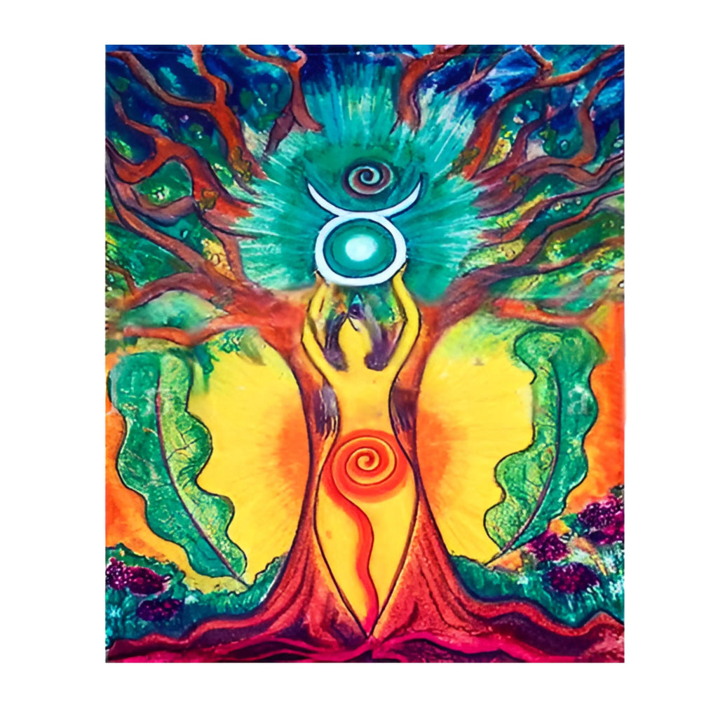 Banner -Rectangular Tapestry -Fertility Goddess