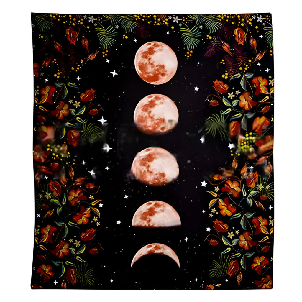 Banner -Rectangular Tapestry -Moon Phase