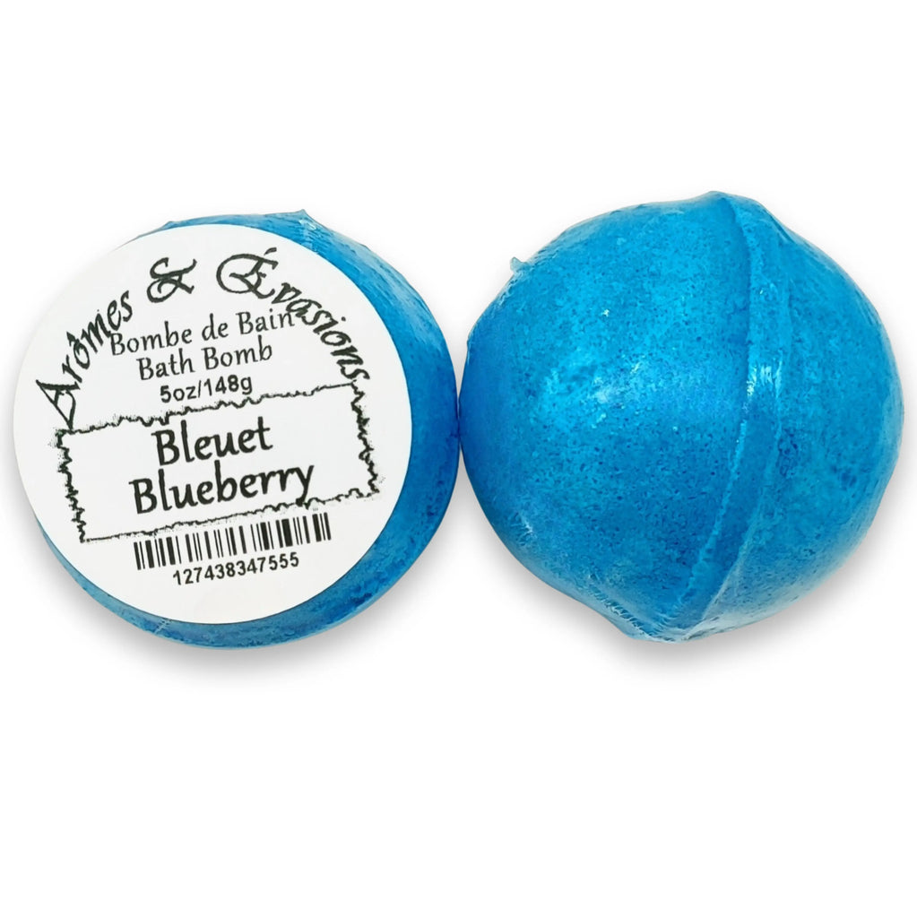 Bath Bomb -Blueberry -Bath Bomb -Aromes Evasions 