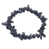 Bracelet -Black Agate -Chips