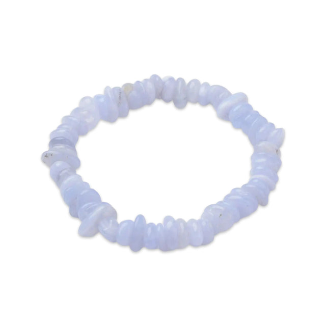 Bracelet -Blue Lace Agate -Chips