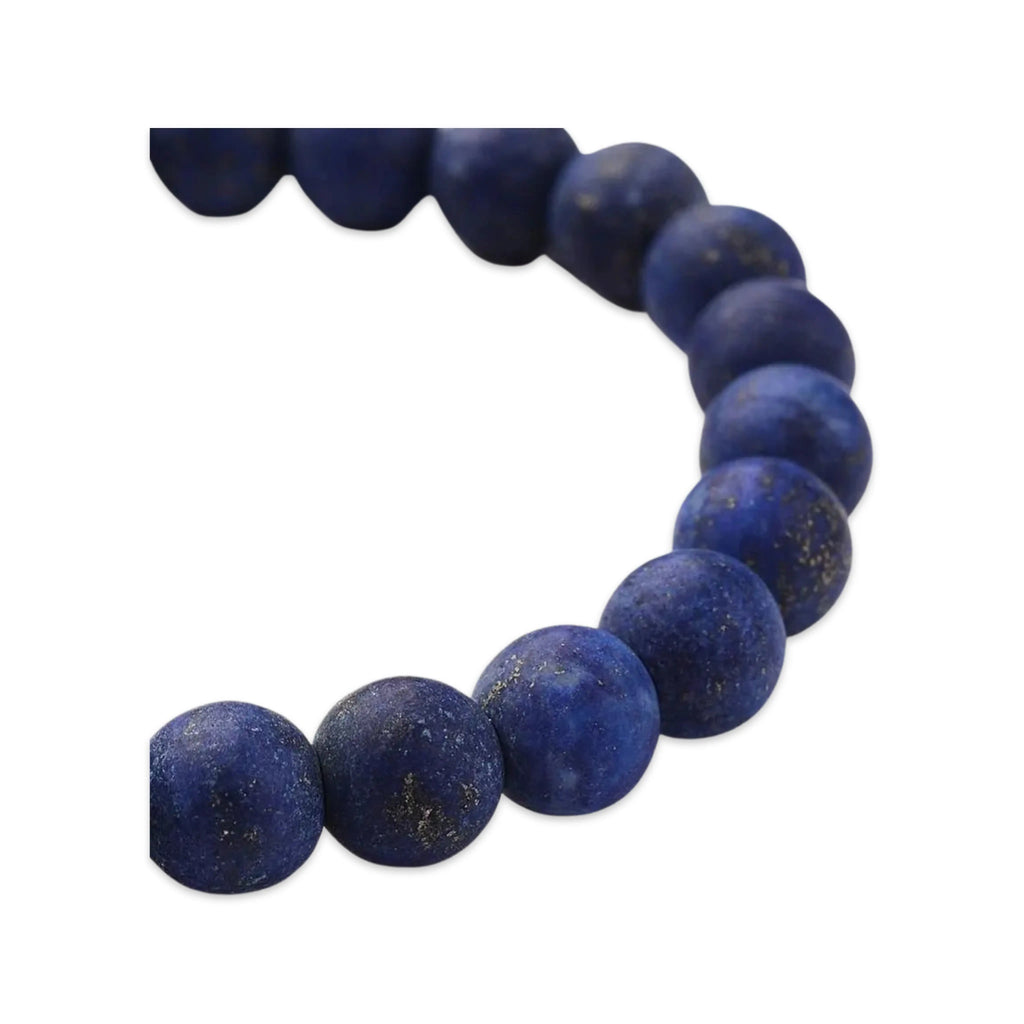 Bracelet -Lapis Lazuli -Frosted -8mm