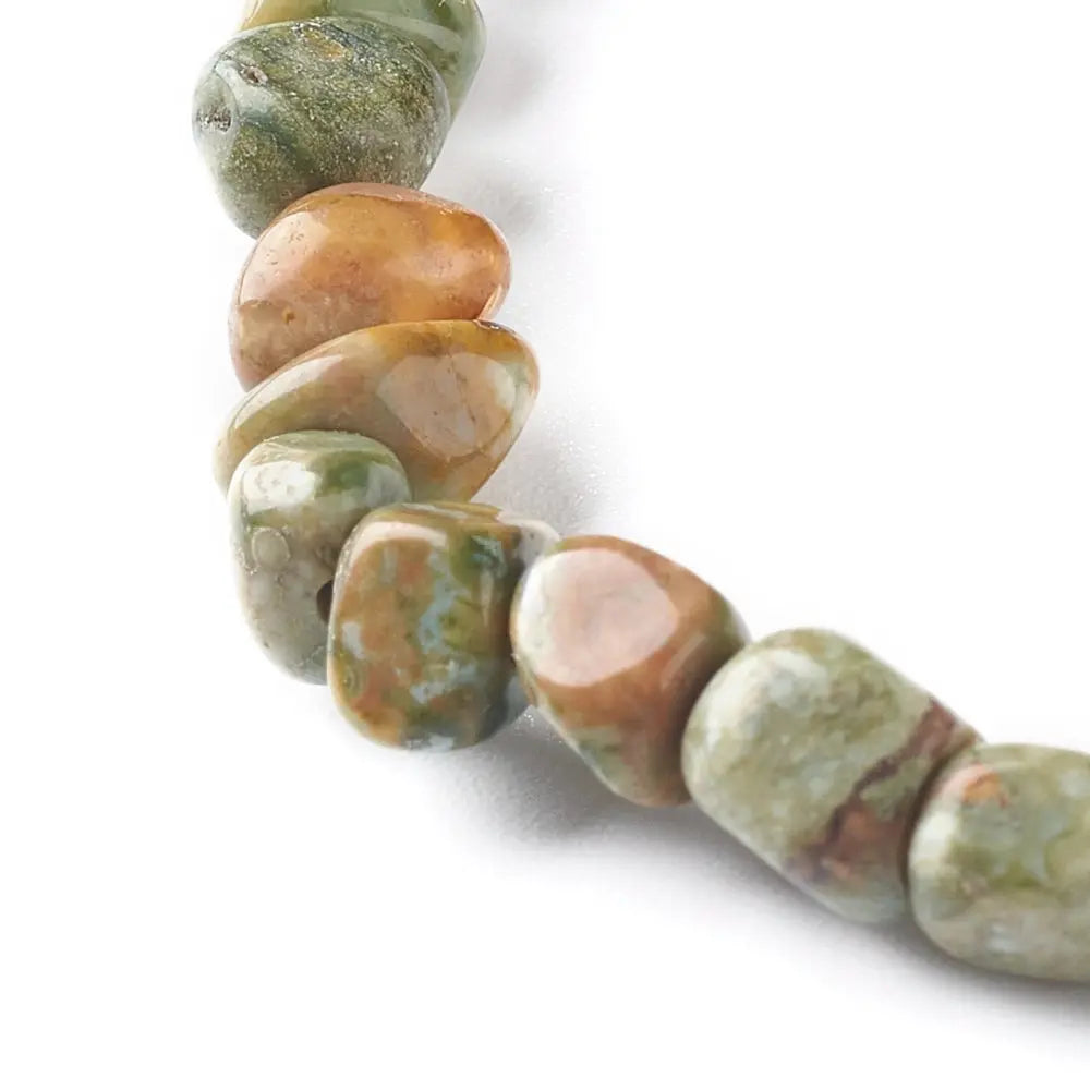 Bracelet -Rhyolite -Natural Shape Stone Arômes & Évasions.