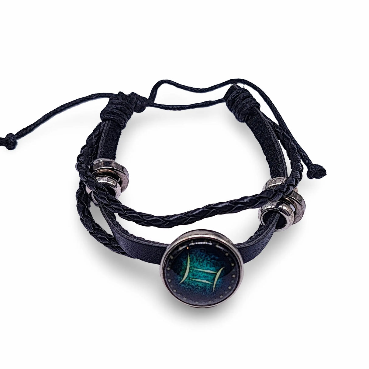 Bracelet -Leather -Celestial Zodiac Sign & Constellation