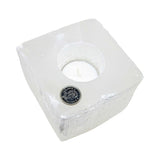 Candle Holder -Selenite Cube