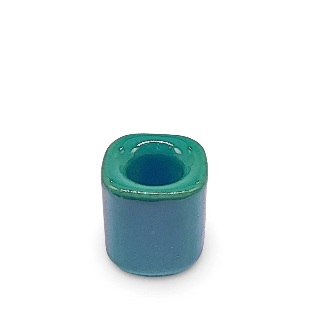 Candle Holder - Ceramic - Color Choices Green