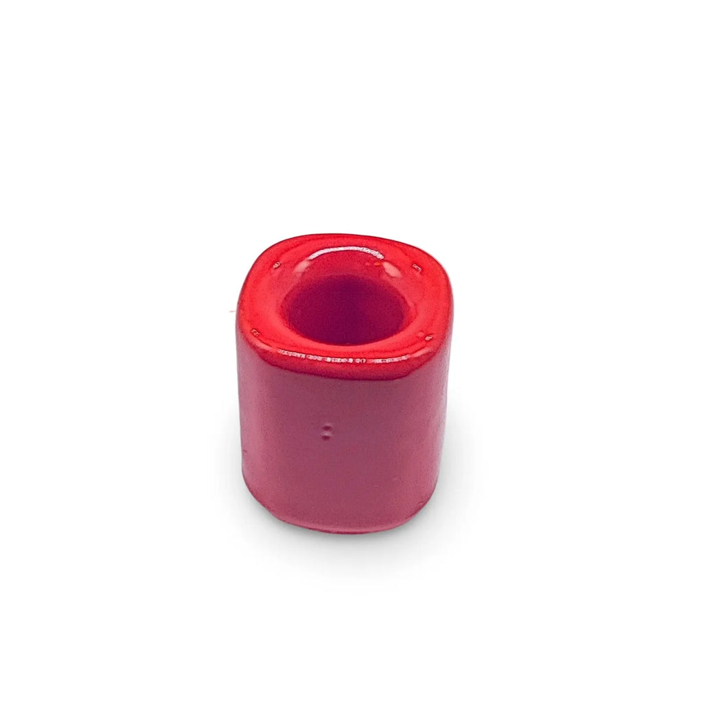 Candle Holder - Ceramic - Color Choices Red