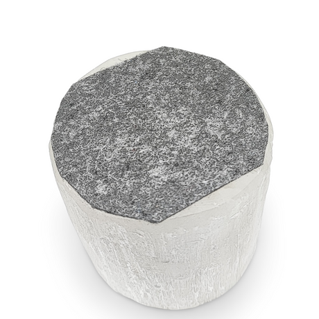 Candle Holder -Selenite Rounded