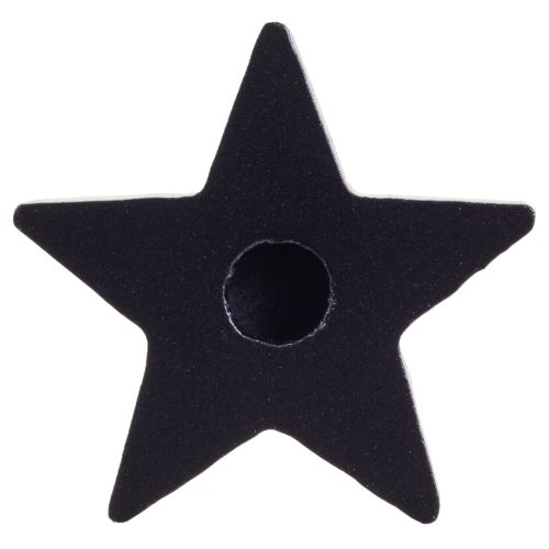 Candle Holder -Wood -Star