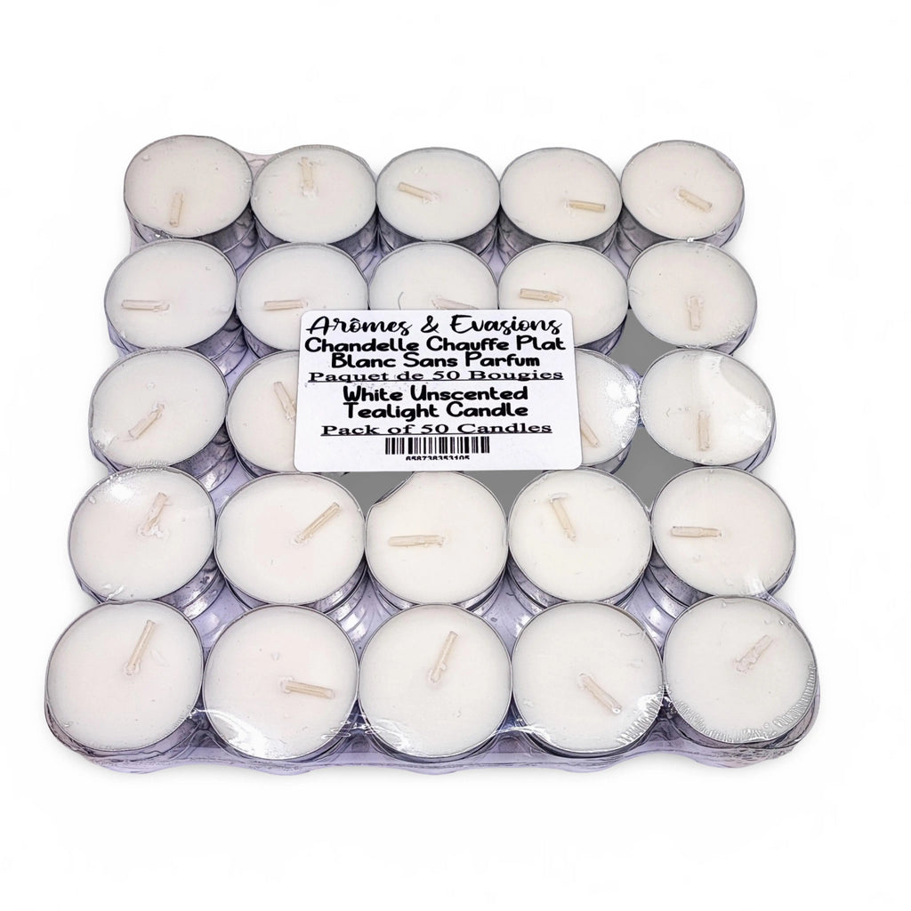 Candle -Tealights -White -Pack of 50