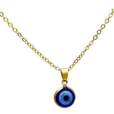 Necklace - Evil Eye Protection - Gold Chain