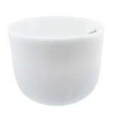 Crystal Singing Bowl - Frosted White - 18" - F#3 Note 432Hz -Crystal Singing Bowl -Arômes & Évasions