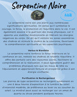 Descriptive Cards -Precious Stones & Crystals -Black Serpentine