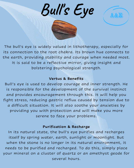 Descriptive Cards -Precious Stones & Crystals -Bull's Eye