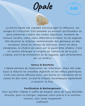 Descriptive Cards -Precious Stones & Crystals -Opal